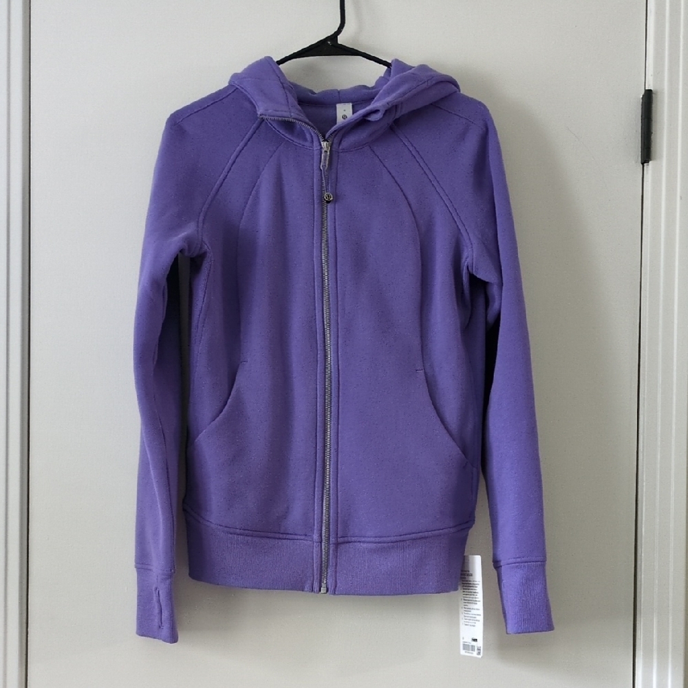 Scuba Full-Zip Purple Hoodie
